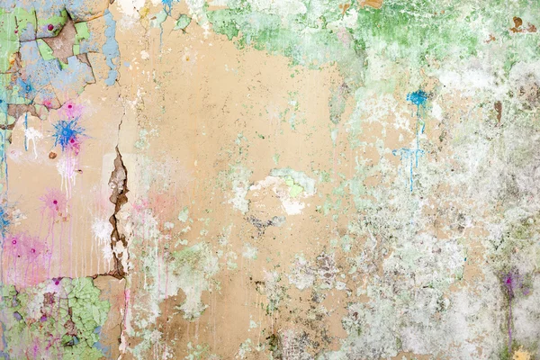 又脏又臭的混凝土旧纹理墙 — 图库照片