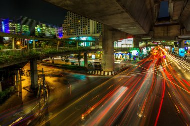 Bangkok. Tayland 24 Şubat: biri en işlek alışveriş