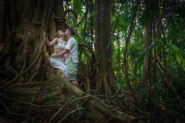 Birbirine aşık çift