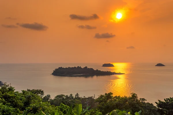 Ilhas ao pôr-do-sol — Fotografia de Stock