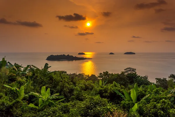 Günbatımında Adaları — Stok fotoğraf