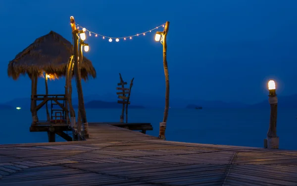 Tayland romantik pier — Stok fotoğraf