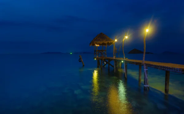 Romantic pier in Thailand — Stock Photo, Image