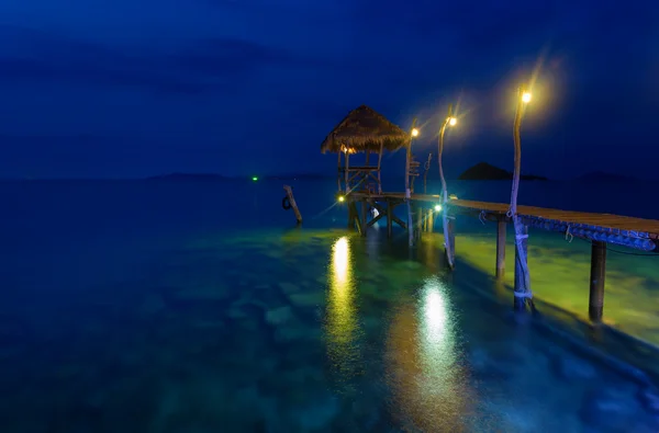 Tayland romantik pier — Stok fotoğraf