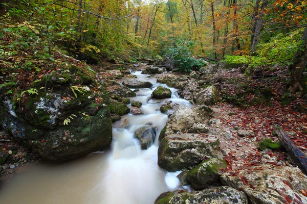 Débit sur la rivière — Photo