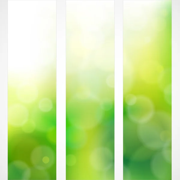 Primavera cores de fundo verde com o sol — Vetor de Stock