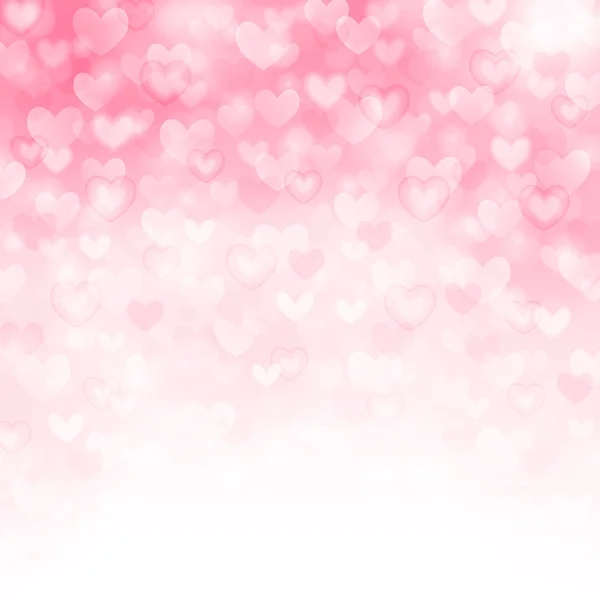 Διάνυσμα φόντο με όμορφες ροζ καρδιές — Διανυσματικό Αρχείο