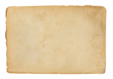Eski kağıt sayfası