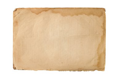 Eski kağıt sayfası
