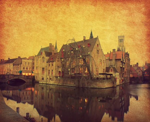 Brujas centro histórico, Bélgica . —  Fotos de Stock