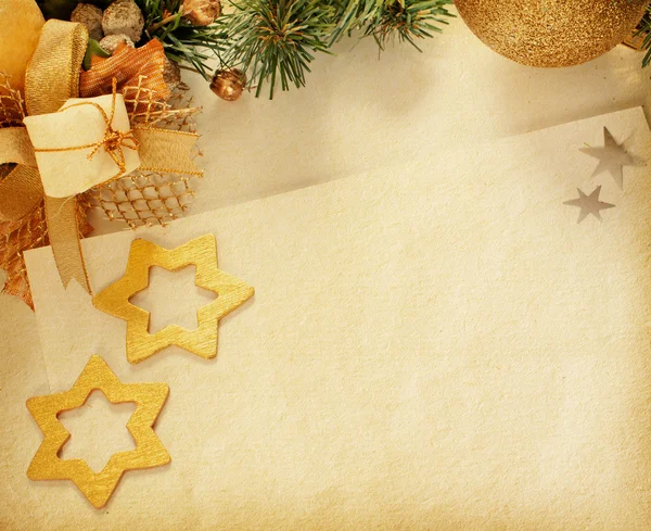 Weihnachten Vintage Border. — Stockfoto