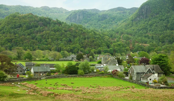 Villaggio nel Lake District — Foto Stock