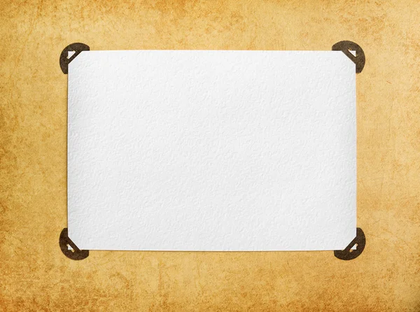 Vintage blank page from photoalbum — Stock Photo, Image
