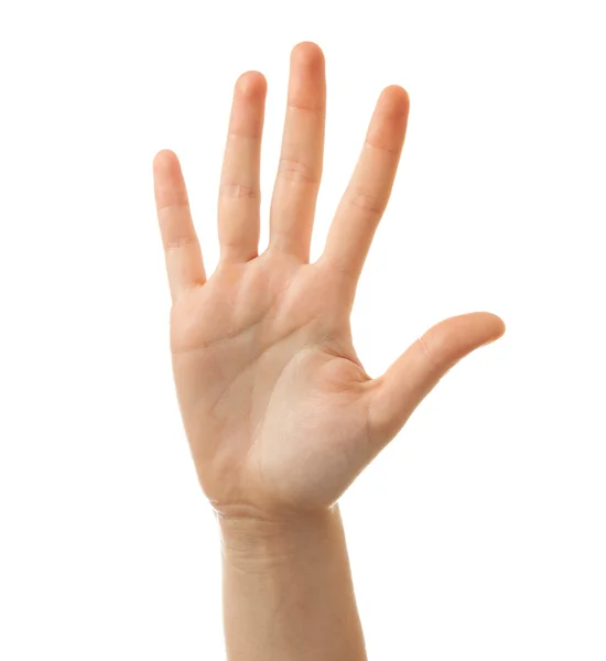 Hand Gesture -  Number Five — Stock Photo, Image