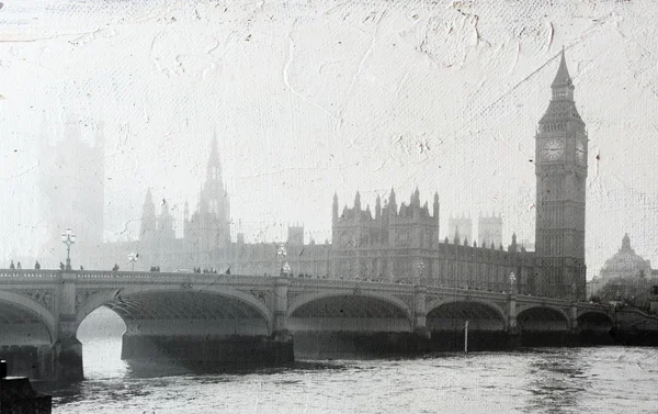 Edifici del Parlamento con Big Ban — Foto Stock