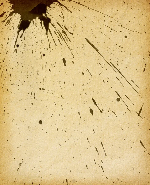 Alter Grunge Papier Hintergrund mit Klecksen — Stockfoto