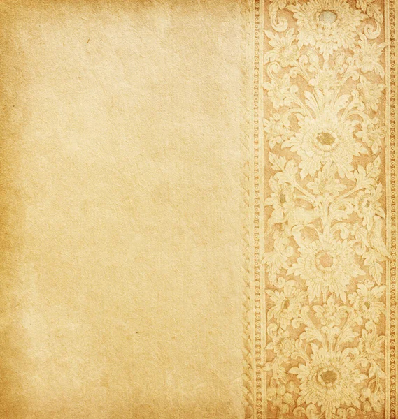 Antiguo papel usado con adorno oriental . —  Fotos de Stock