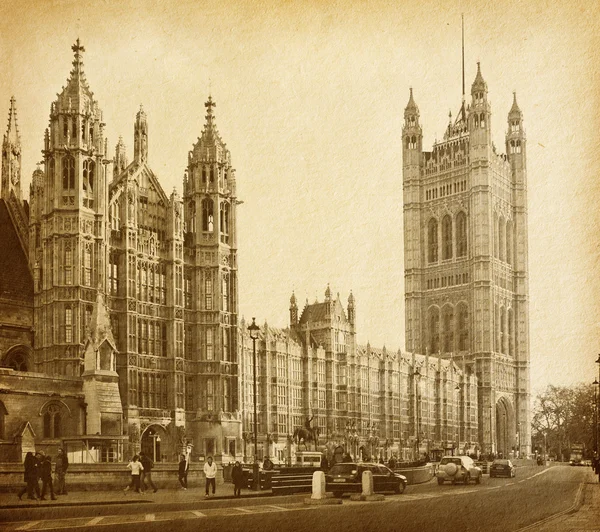 Husen i parlamentet i london uk — Stockfoto