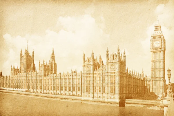 Kamer van het Parlement met de big ben — Stockfoto