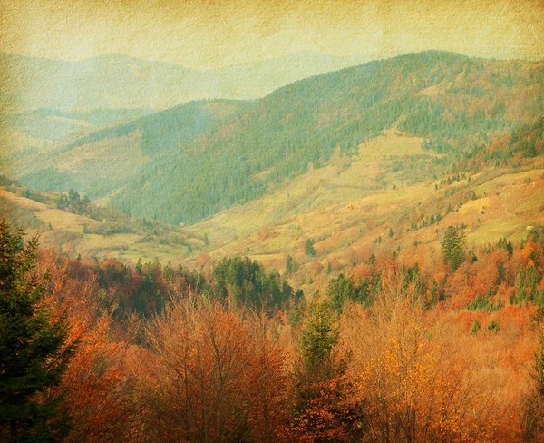 Autumn in Carpathian Mountains — Stock Photo, Image