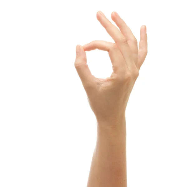 Ok ! hand sign — Stock Photo, Image