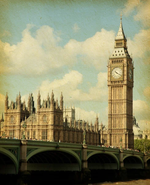 Buildings of Parliament with Big Ban tower — Stock Photo, Image
