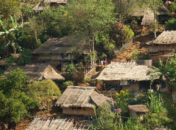 Burmai menekülttáborban — Stock Fotó