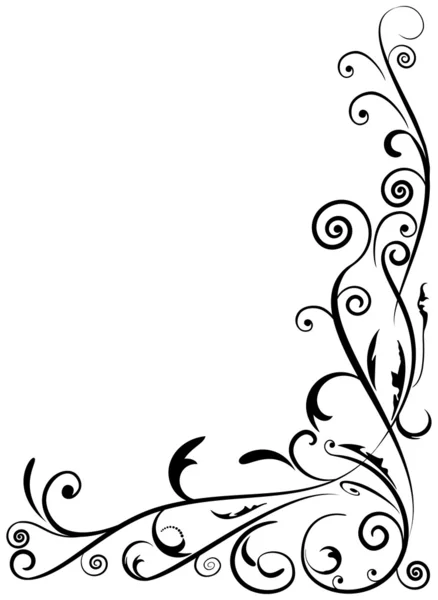 Design floral ornamento . — Vetor de Stock