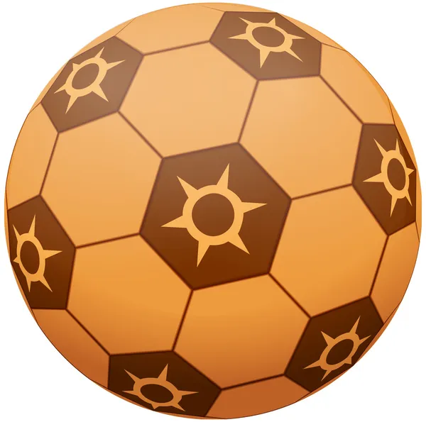 Bola, fútbol . — Vector de stock