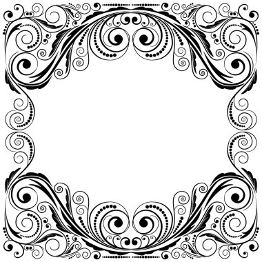 süsleme vintage çiçek tasarım.