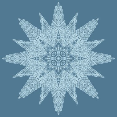 Daire çiçek süsleme.