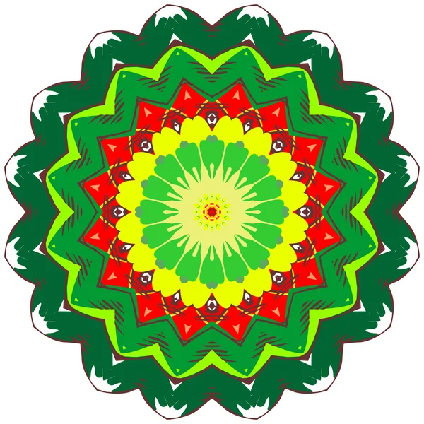 Cercle ornement floral . — Image vectorielle