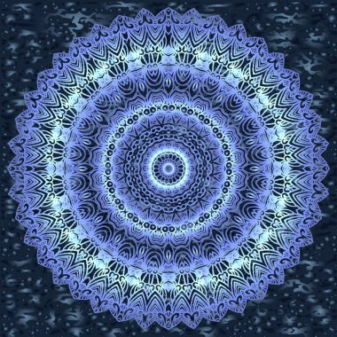 Daire çiçek süsleme.