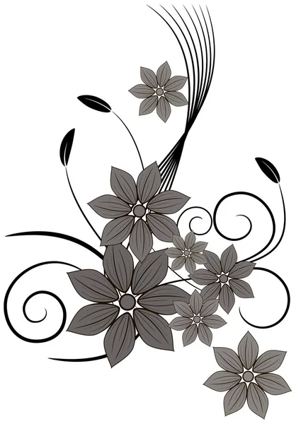 Ornamento vintage floral . — Vetor de Stock