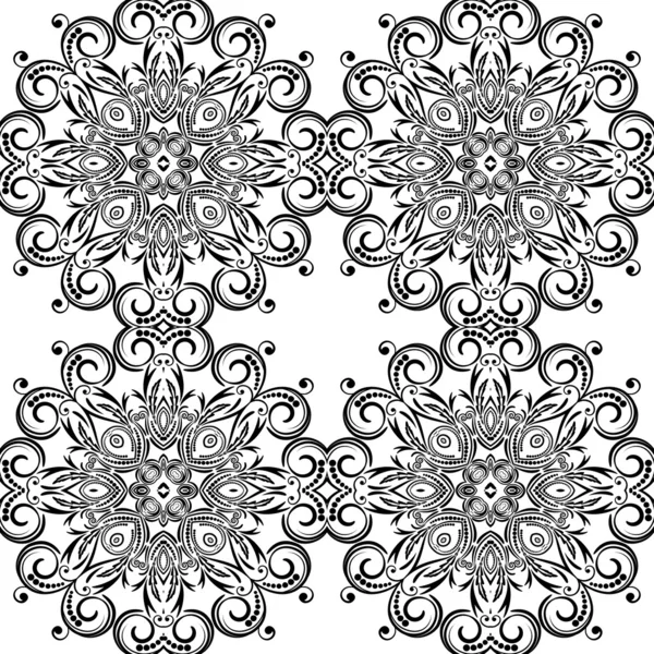 Abstract ornament achtergrond, naadloze patroon — Stockvector