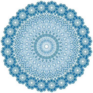 Daire çiçek süsleme