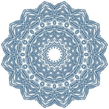 Daire çiçek süsleme