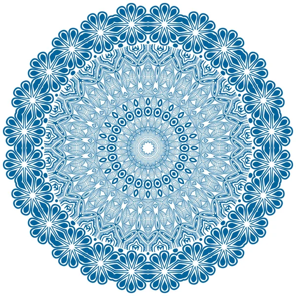 Círculo ornamento floral — Vector de stock