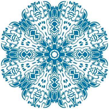 Daire çiçek süsleme