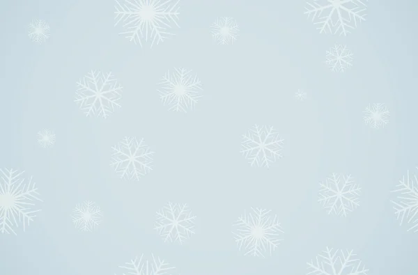 Copos de nieve. — Vector de stock