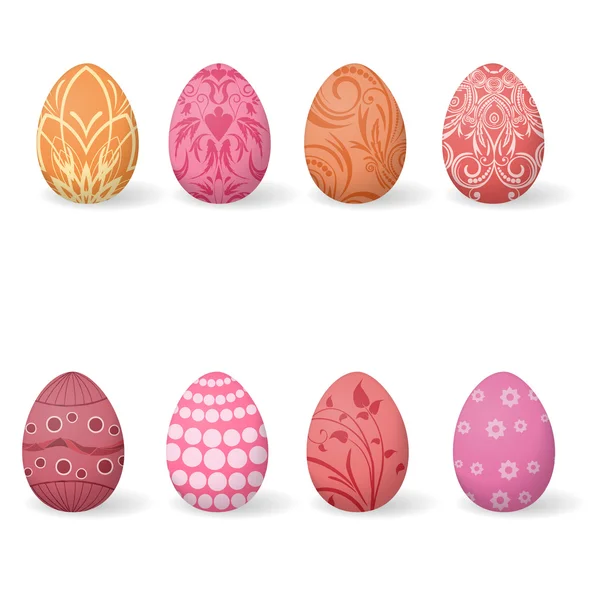 Set Easter eggs — Stock Vector