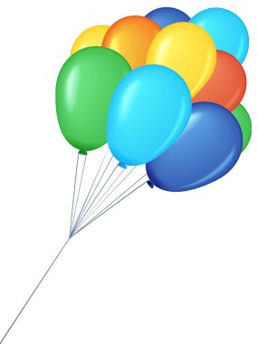 renkli balonlar.