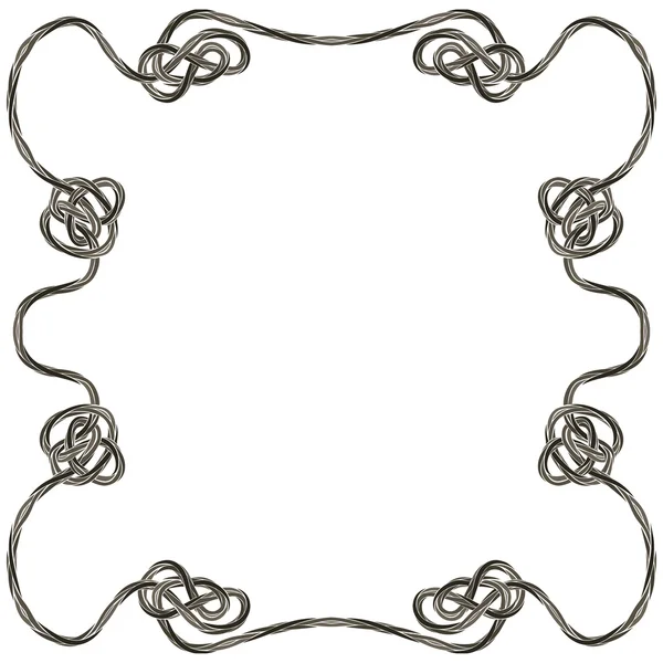 Corde avec noeud celtique . — Image vectorielle