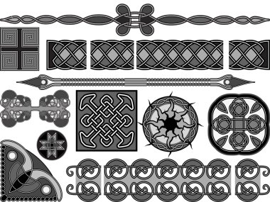 Medieval celtic style clipart