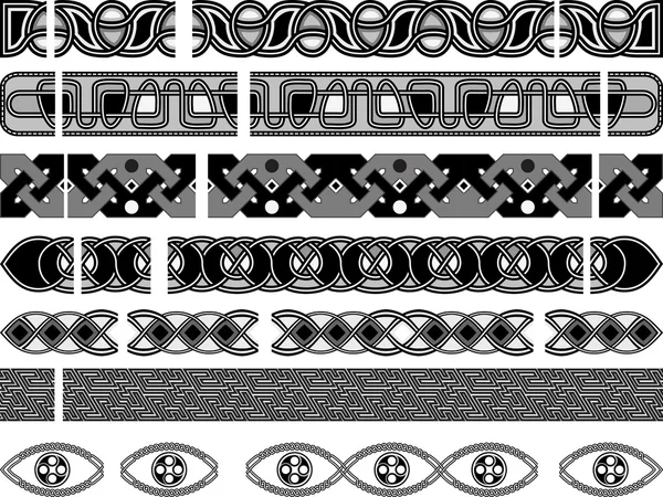 Celtique médiéval un ornement — Image vectorielle