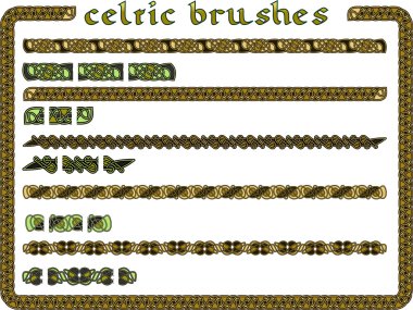 Celtic ornament in a vector seamless clipart