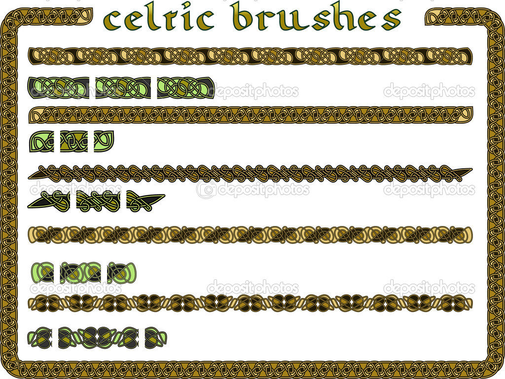 Celtic ornament in a vector seamless