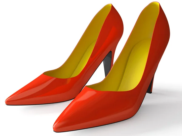 Sapatos femininos clássicos — Fotografia de Stock