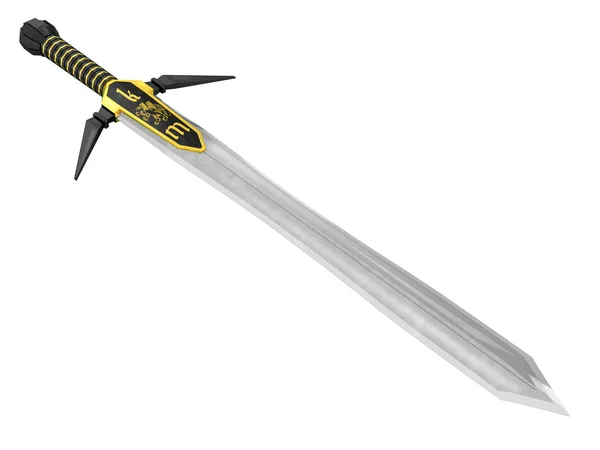 Ancient knightly sword — Stock Photo, Image