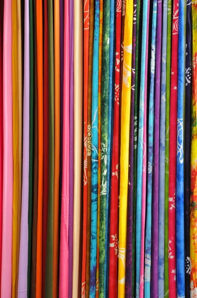 Light Colorful Fabrics — Stock Photo, Image